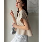 《JaVaジャバコラボ》上品な大人の抜け感。フロントPAEANエンボス加工半袖T… | Classical Elf  | 詳細画像31 