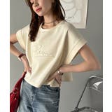 《JaVaジャバコラボ》上品な大人の抜け感。フロントPAEANエンボス加工半袖T… | Classical Elf  | 詳細画像4 