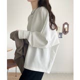 上品な抜け感と艶感◎ドルマンダンボール素材ビッグトレーナー | Classical Elf  | 詳細画像6 