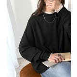 上品な抜け感と艶感◎ドルマンダンボール素材ビッグトレーナー | Classical Elf  | 詳細画像10 