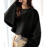 上品な抜け感と艶感◎ドルマンダンボール素材ビッグトレーナー | Classical Elf  | 詳細画像13 