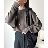 上品な抜け感と艶感◎ドルマンダンボール素材ビッグトレーナー | Classical Elf  | 詳細画像26 