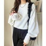 上品な抜け感と艶感◎ドルマンダンボール素材ビッグトレーナー | Classical Elf  | 詳細画像32 