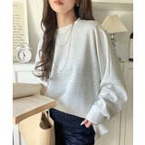 上品な抜け感と艶感◎ドルマンダンボール素材ビッグトレーナー | Classical Elf  | 詳細画像33 