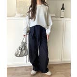 上品な抜け感と艶感◎ドルマンダンボール素材ビッグトレーナー | Classical Elf  | 詳細画像36 