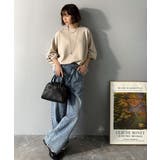 上品な抜け感と艶感◎ドルマンダンボール素材ビッグトレーナー | Classical Elf  | 詳細画像41 