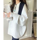 オートミール | 上品な抜け感と艶感◎ドルマンダンボール素材ビッグトレーナー | Classical Elf 