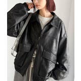 ブラック | ちょっと背伸びなストリートMIX。ヴィンテージスウェード風ダブルジップブルゾン | Classical Elf 