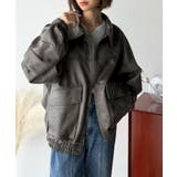 ちょっと背伸びなストリートMIX。ヴィンテージスウェード風ダブルジップブルゾン | Classical Elf  | 詳細画像16 