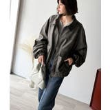 ちょっと背伸びなストリートMIX。ヴィンテージスウェード風ダブルジップブルゾン | Classical Elf  | 詳細画像18 