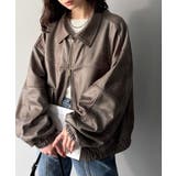 ちょっと背伸びなストリートMIX。ヴィンテージスウェード風ダブルジップブルゾン | Classical Elf  | 詳細画像26 