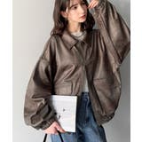 ちょっと背伸びなストリートMIX。ヴィンテージスウェード風ダブルジップブルゾン | Classical Elf  | 詳細画像27 