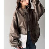 ちょっと背伸びなストリートMIX。ヴィンテージスウェード風ダブルジップブルゾン | Classical Elf  | 詳細画像29 