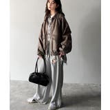 ちょっと背伸びなストリートMIX。ヴィンテージスウェード風ダブルジップブルゾン | Classical Elf  | 詳細画像36 