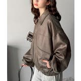 ちょっと背伸びなストリートMIX。ヴィンテージスウェード風ダブルジップブルゾン | Classical Elf  | 詳細画像37 