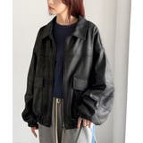 ちょっと背伸びなストリートMIX。ヴィンテージスウェード風ダブルジップブルゾン | Classical Elf  | 詳細画像2 