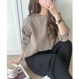 《JaVa ジャバコラボ》洗練された大人カジュアルトップス。サーマルクルーネック… | Classical Elf  | 詳細画像28 