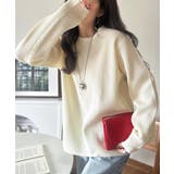 《JaVa ジャバコラボ》洗練された大人カジュアルトップス。サーマルクルーネック… | Classical Elf  | 詳細画像2 