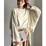ゆるっと大人カジュアル。綿100%ドルマンスリーブカットロンTEE | Classical Elf  | 詳細画像13