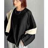 ブラック | ゆるっと大人カジュアル。綿100%ドルマンスリーブカットロンTEE | Classical Elf