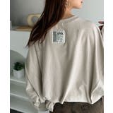 グレージュ | ゆるっと大人カジュアル。綿100%ドルマンスリーブカットロンTEE | Classical Elf