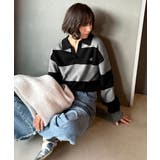 大人の抜け感をプラス◎胸刺繍ハーフミラノスキッパーニット | Classical Elf  | 詳細画像23 