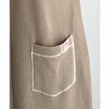 《JaVaジャバコラボ》後姿が可愛い◎配色ステッチワッフルロングワンピース（長袖… | Classical Elf  | 詳細画像31 