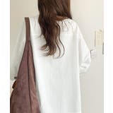 シンプルなのに、存在感。綿100％Vネック切り替えロンT | Classical Elf  | 詳細画像8 