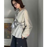 シンプルなのに、存在感。綿100％Vネック切り替えロンT | Classical Elf  | 詳細画像29 