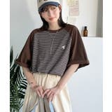 《JaVaジャバコラボ》お洒落迷子の救世主。綿100%胸刺繍ラグラン配色ボーダー… | Classical Elf | 詳細画像25