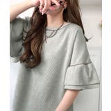 《JaVaジャバコラボ》甘さと着やすさの絶妙バランス。ワッフルダブルフリルトップ… | Classical Elf  | 詳細画像18 