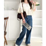 《JaVaジャバコラボ》甘さと着やすさの絶妙バランス。ワッフルダブルフリルトップ… | Classical Elf  | 詳細画像2 