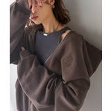 大人の抜け感◎ニュアンス色が映える。アシッドウォッシュロゴZIPパーカー | Classical Elf  | 詳細画像19 