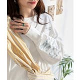 《JaVaジャバコラボ》袖を通せば、あなたも輝く。コットン100%刺繍胸元切り替… | Classical Elf | 詳細画像1