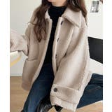 《JaVaジャバコラボ》纏う大人ボアが包み込む♪ボアショートブルゾン | Classical Elf  | 詳細画像1 