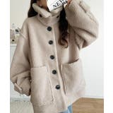 《JaVaジャバコラボ》纏う大人ボアが包み込む♪ボアショートブルゾン | Classical Elf  | 詳細画像3 