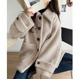 《JaVaジャバコラボ》纏う大人ボアが包み込む♪ボアショートブルゾン | Classical Elf  | 詳細画像4 