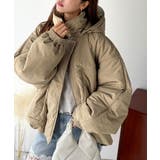 ベージュ | 《JaVaジャバコラボ》ボリュームシルエットで魅せる、今年の主役アウター。フード… | Classical Elf 