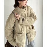 ベージュ |  ヘビロテ確定♪ゆったり暖か一軍アウター！スタンドカラービックポケットナイロンブ… | Classical Elf 