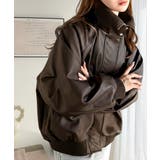 ブラウン | 《JaVa ジャバコラボ》さっと羽織って、センスをまとう。レイヤード衿比翼デザイ… | Classical Elf 