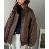 寒さ知らずの防寒力！高級感あふれる中綿フェイクレザーモンスターブルゾン | Classical Elf  | 詳細画像20 