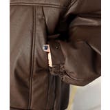 寒さ知らずの防寒力！高級感あふれる中綿フェイクレザーモンスターブルゾン | Classical Elf  | 詳細画像31 