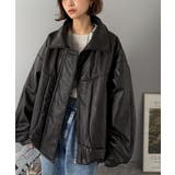 寒さ知らずの防寒力！高級感あふれる中綿フェイクレザーモンスターブルゾン | Classical Elf  | 詳細画像5 