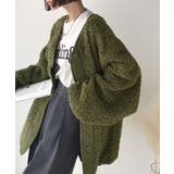 オーバーサイズがトレンド！異素材切り替え配色ボアジャケット♪ アウター | Classical Elf  | 詳細画像27 