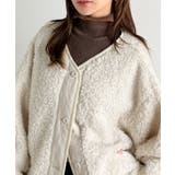 オーバーサイズがトレンド！異素材切り替え配色ボアジャケット♪ アウター | Classical Elf  | 詳細画像40 