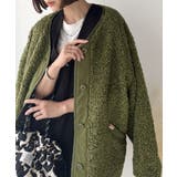 オーバーサイズがトレンド！異素材切り替え配色ボアジャケット♪ アウター | Classical Elf  | 詳細画像41 