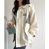 軽やかに魅せる、スポーティモード。サイド配色切替ナイロン100%パーカー | Classical Elf | 詳細画像5