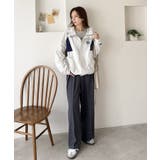 軽やかに魅せる、スポーティモード。サイド配色切替ナイロン100%パーカー | Classical Elf | 詳細画像16