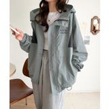 軽やかに魅せる、スポーティモード。サイド配色切替ナイロン100%パーカー | Classical Elf | 詳細画像34