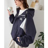 軽やかに魅せる、スポーティモード。サイド配色切替ナイロン100%パーカー | Classical Elf | 詳細画像43